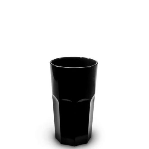 Schwarzes Kunststoff-Multiglas für Druck oder Gravur